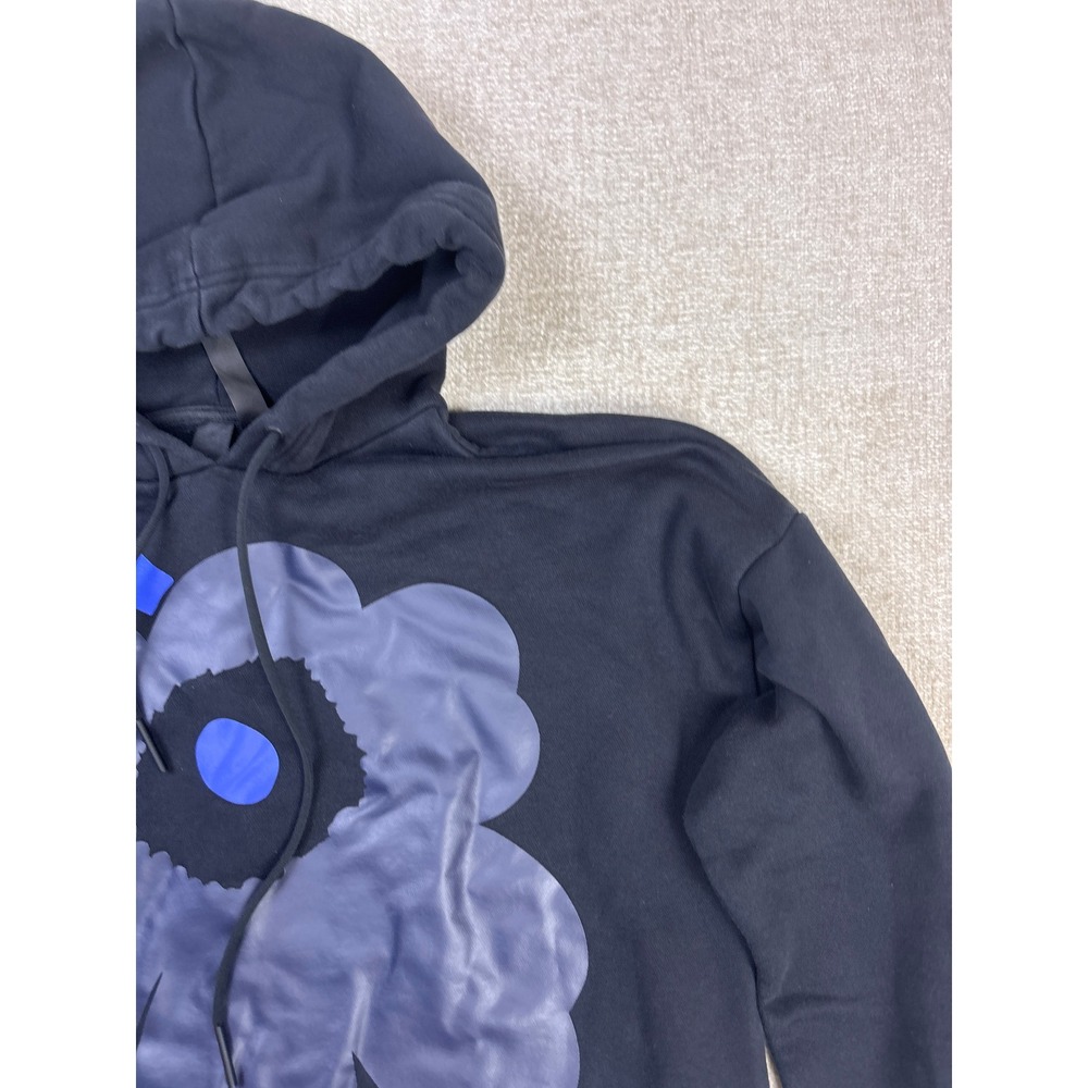Adidas x Marimekko Mens Unikko Floral Hoodie Black Primegreen Sweatshirt S - Picture 4 of 9